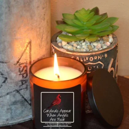 Cardinals Appear - Sympathy Gift Candle - Soy Wax Candles
